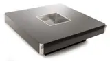Willy Rizzo, COFFEE TABLE FOR CIOVE, Chrome and black laminate