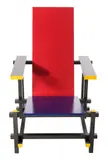 Gerrit Rietveld, 635 'RED AND BLUE' CHAIR FOR CASSINA
