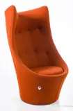 Grant Featherston, MARK 2 SOUND CHAIR, Original burnt orange wool upholstery