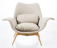 ELEANOR CHAIR by Grant Featherston, In grey upholstery, sold Nov 2016