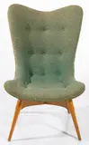 Grant Featherston, R152 CHAIR, Original upholstery