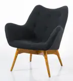 Grant Featherston, B210 CHAIR, Black upholstery