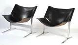 Clement Meadmore, Pair of original 'Sling' chairs