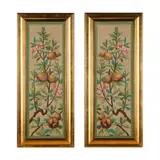 Mintons, PAIR OF FRAMED AESTHETIC MOVEMENT TILE PANELS, CIRCA 1880, 1880