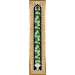 Mintons, FRAMED FIVE-TILE PANEL, CIRCA 1880, 1880, printed and glazed dust-pressed clay