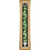 Mintons, FRAMED FIVE-TILE PANEL, CIRCA 1880, 1880, printed and glazed dust-pressed clay