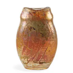 Sam Herman, VASE, 1979, 1979, iridescent glass