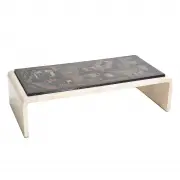 Samuel Marx, Waterfall Coffee Table Inset with 18th Century Chinese Coromandel Inset Panel., 1940
