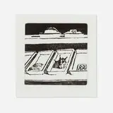 Wayne Thiebaud, Delicatessen Trays, 1965, etching and aquatint