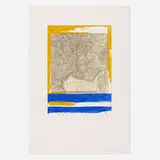 Mediterranean by Robert Motherwell, 1975, lithograph and screenprint in colors on Arches Cover, sold Apr 2022