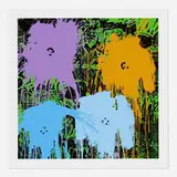 Thierry Guetta, Flowarh$, 2021, screenprint in colors