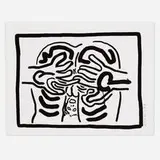 Keith Haring, Untitled (from the Bad Boys portfolio), 1986, screenprint on BFK Rives