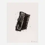 Richard Serra, Sketch 3 (from the Sketches series), 1980-81, lithograph on Arches Cover
