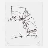 Claes Oldenburg, Torn Notebook, State II, 1997, lithograph