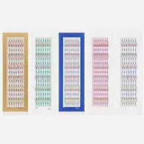 Five Works by Yaacov Agam, screenprint in colors, sold Apr 2022