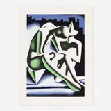 Mark Kostabi, Best Buddies, 1992, screenprint in colors