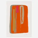 Larry Zox, Niagra Series III, 1980, screenprint in colors