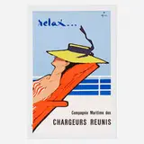 René Gruau, Relax, Compagnie Maritime des Chargeurs Reunis