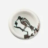 Oiseau sur la branche ashtray by Pablo Picasso, 1952, earthenware with oxidized paraffin decoration and enamel, sold Apr 2022