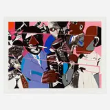 Romare Bearden, Jazz II, 1980, screenprint in colors