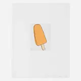 Donald Baechler, Creamsicle, 1999, soft-ground etching and aquatint printed on Magnani Pescia paper