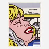 Roy Lichtenstein, Shipboard Girl, 1965, offset lithograph in colors