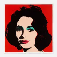Andy Warhol, Liz, 1964, offset lithograph on paper