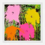 Thierry Guetta, Flowarh$, 2021, screenprint in colors