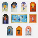 Kehinde Wiley, Passing/Posing: Paintings and Faux Chapel portfolio, 2004, giclée print, offset lithograph in colors