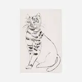 Andy Warhol, 25 Cats Name Sam and One Blue Pussy, c. 1954, offset lithograph on Mohawk laid