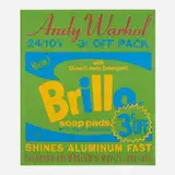 Brillo box poster by Andy Warhol, 1970, screenprint in colors, sold Apr 2022