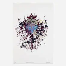 Ryan McGinness, Untitled (from the Fabricated Cultural Belief Systems series), 2004, screenprint in colors
