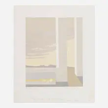 Helen Lundeberg, Three Oranges, 1986, lithograph in colors on Arches Cover