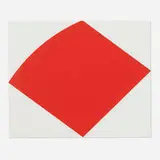 Red Curve by Ellsworth Kelly, 1996-97, lithograph in red on BFK Rives, sold Apr 2022