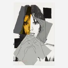 Andy Warhol, Mick Jagger (from the Mick Jagger portfolio), 1975, screenprint in colors on Arches Aquarelle