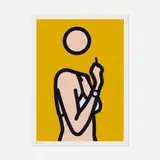 Ruth with Cigarette 3 by Julian Opie, 2005, lambda print on Fujicolour digital archival, sold Apr 2022