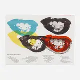 Andy Warhol, Marilyn Monroe I Love Your Kiss Forever Forever (from the One Cent Life portfolio), 1964, lithograph in colors printed on double-page spread