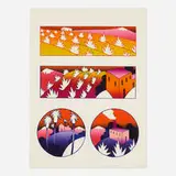 Ken Price, Untitled, 1977, lithograph in colors on Arches Arjomari