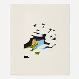 Ken Price, Kauai Crab Cup, 1972, screenprint in colors on J. Green mould-made
