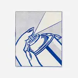 Roy Lichtenstein, Spraycan (from the One Cent Life portfolio), 1963, lithograph in colors