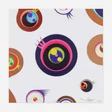 Jellyfish Eyes by Takashi Murakami, 2013, offset lithograph in colors, sold Apr 2022