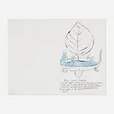 Andy Warhol, Roast Iguana (Wild Raspberries), 1959, offset lithograph with hand-coloring