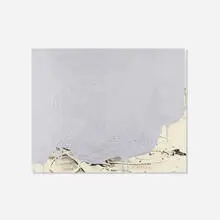 Coated drawing (Silver/Basel with Hoses) by John Beech, 2004-2005, black and white photograph, enamel, lacquer, sold Mar 2022