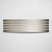 William Metcalf, Stainless Steel Arc, 2007, acrylic and translucent polyester fabric over wood