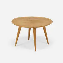 attribution Gio Ponti, Coffee table, c. 1940, ash