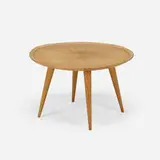 attribution Gio Ponti, Coffee table, c. 1940, ash