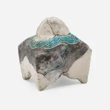 Wayne Higby, Untitled (from the Island series), c. 1980, glazed and raku-fired earthenware