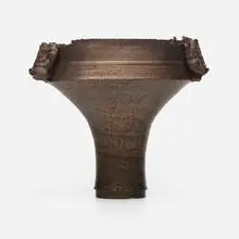Vessel by Colin Pearson, c. 1990, glazed stoneware, sold Oct 2024