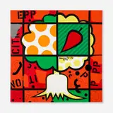 Romero Britto, Absolut Peppar Citron, 1991, acrylic on canvas