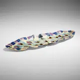 Tray by Betty Woodman, c. 1985, glazed earthenware, sold Oct 2024